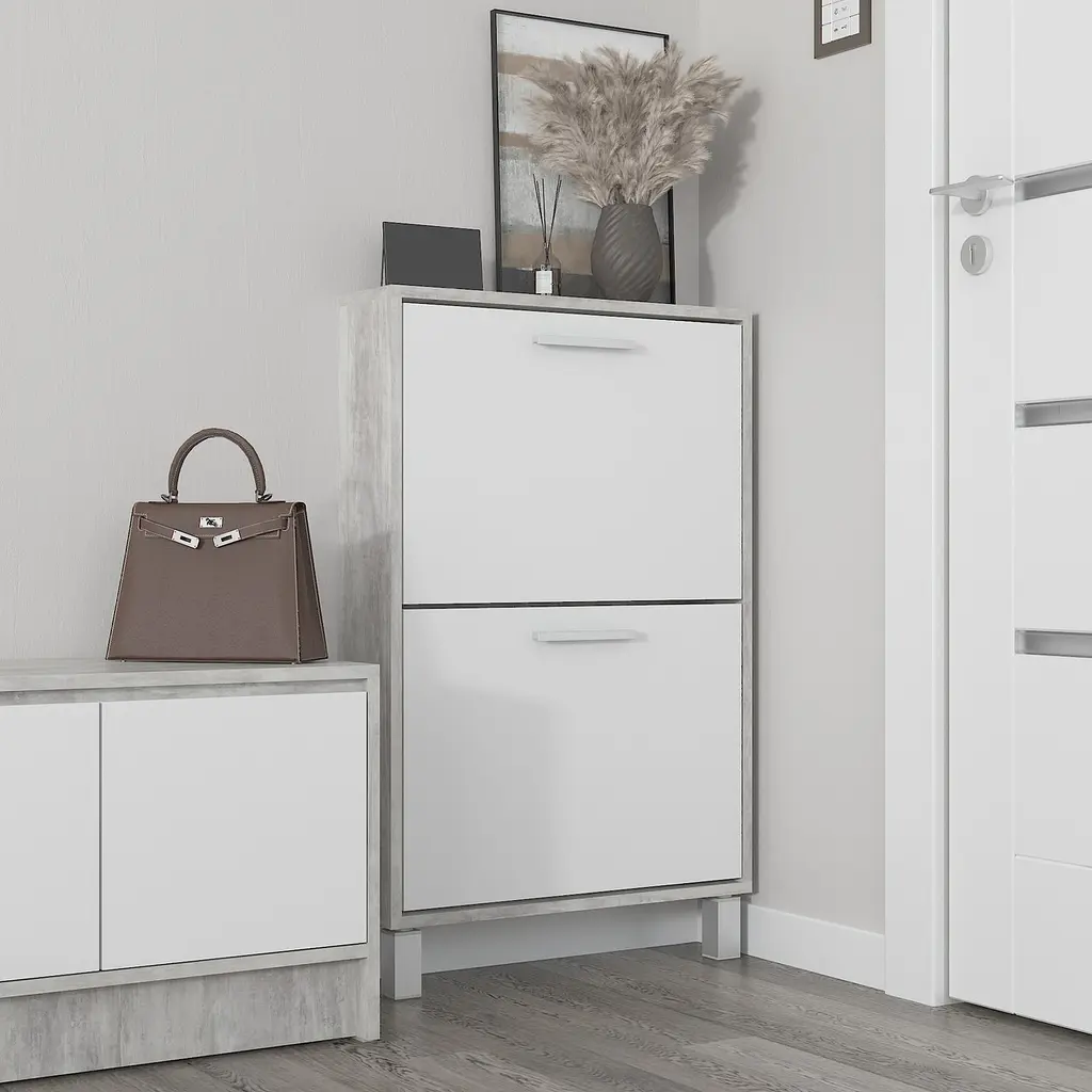 Полиця для взуття Flamecame підлогова на 2 шухляди з ДСП F-158 - фото 9