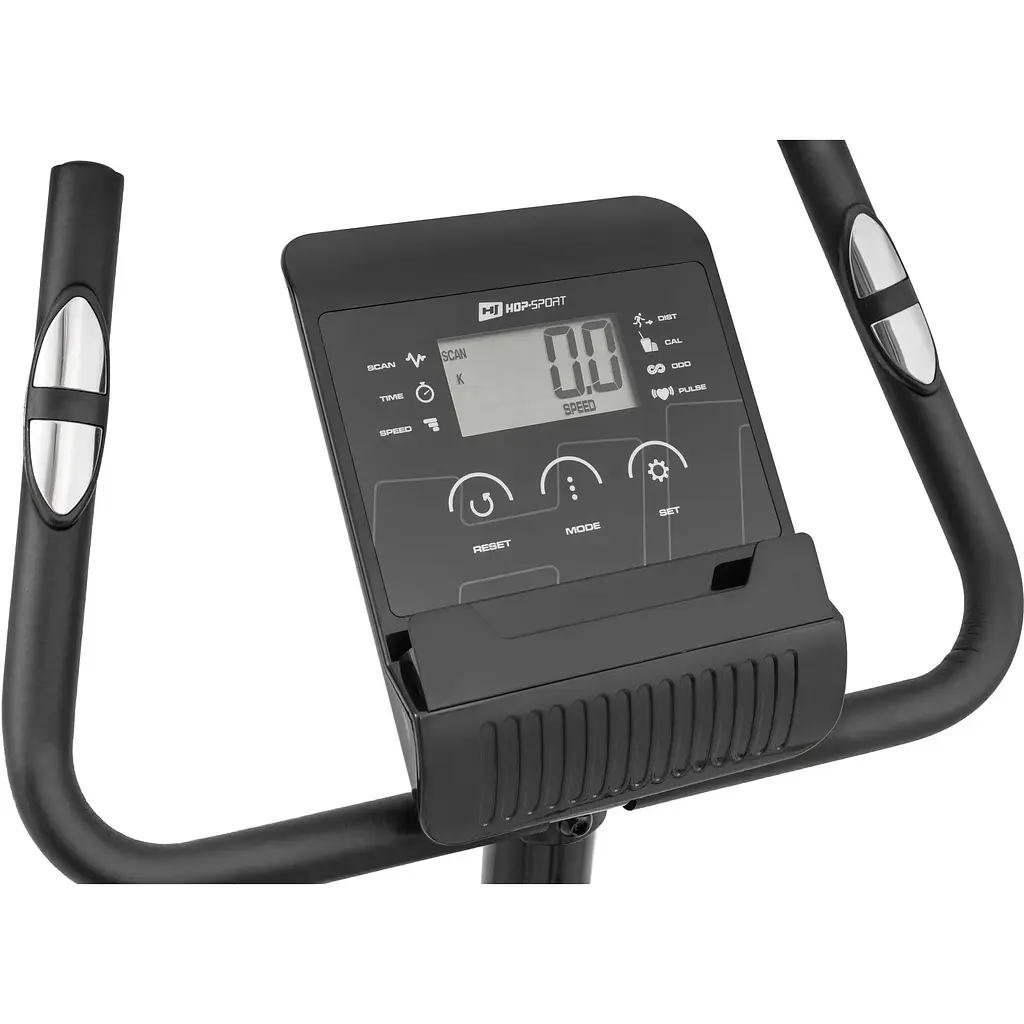 Велотренажер Hop-Sport HS-003H Eclips черно-серый - фото 5