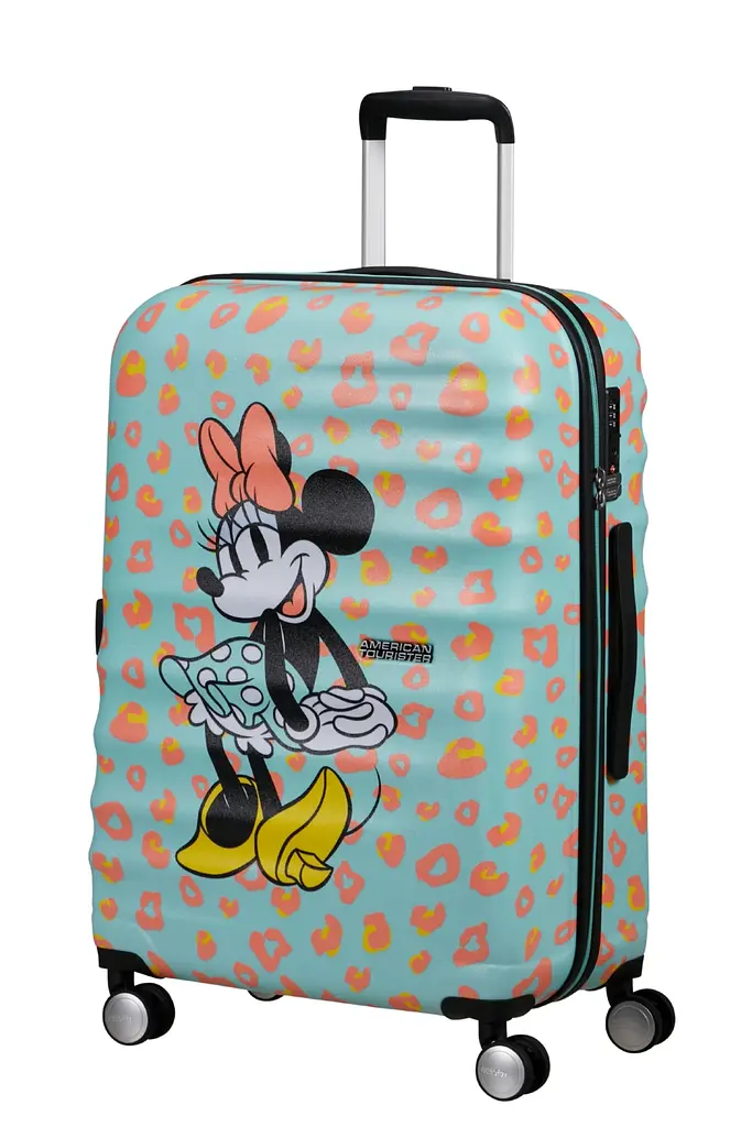 Валіза 67 См American Tourister WAVEBREAKER DISNEY MINNIE PASTEL DOTS 67х47х26 31C*04019 - фото 4