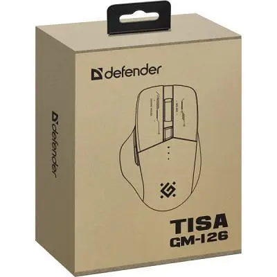 Компьютерная мышка Defender Tisa GM-126 LED Wireless/Bluetooth White/Blue (52126) - фото 7