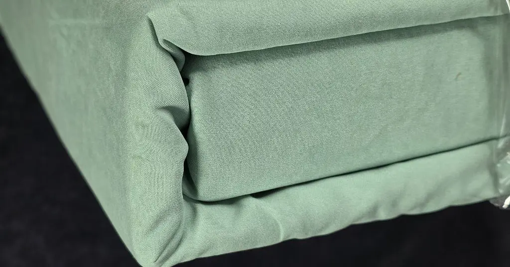 Постільна білизна L&M Home Textiles двоспальне ліжко з вареної бавовни не вимагає прасування 100% бавовна 180х220см М'ятний - фото 2