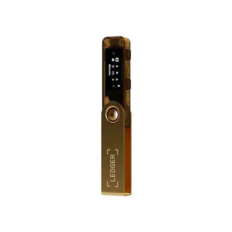Аппаратный кошелек для криптовалют Ledger Nano S Plus Gold (LNSPG) - фото 4