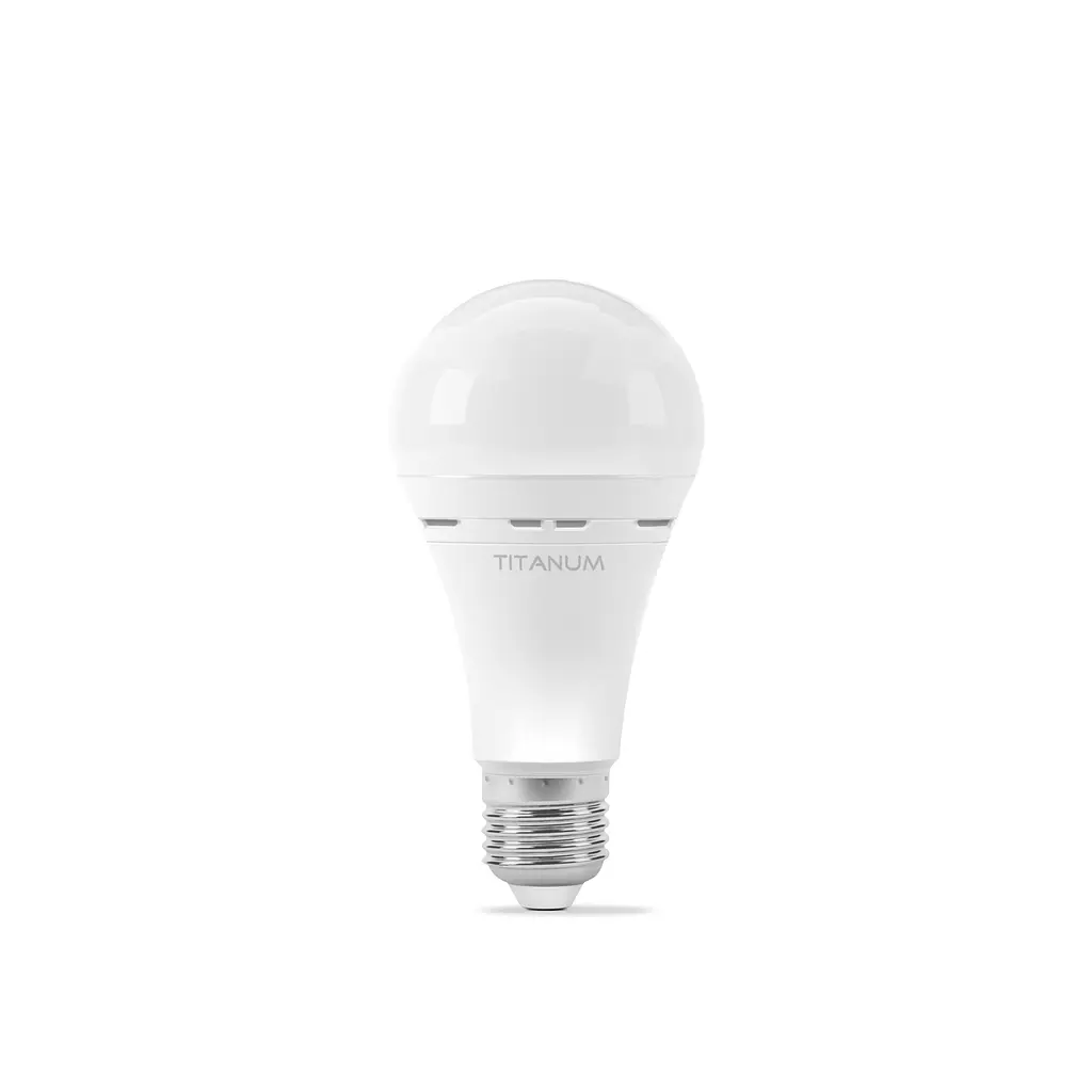 LED-лампа Titanum A68 9W E27 4000K 220V акумуляторна (28621-000) - фото 2