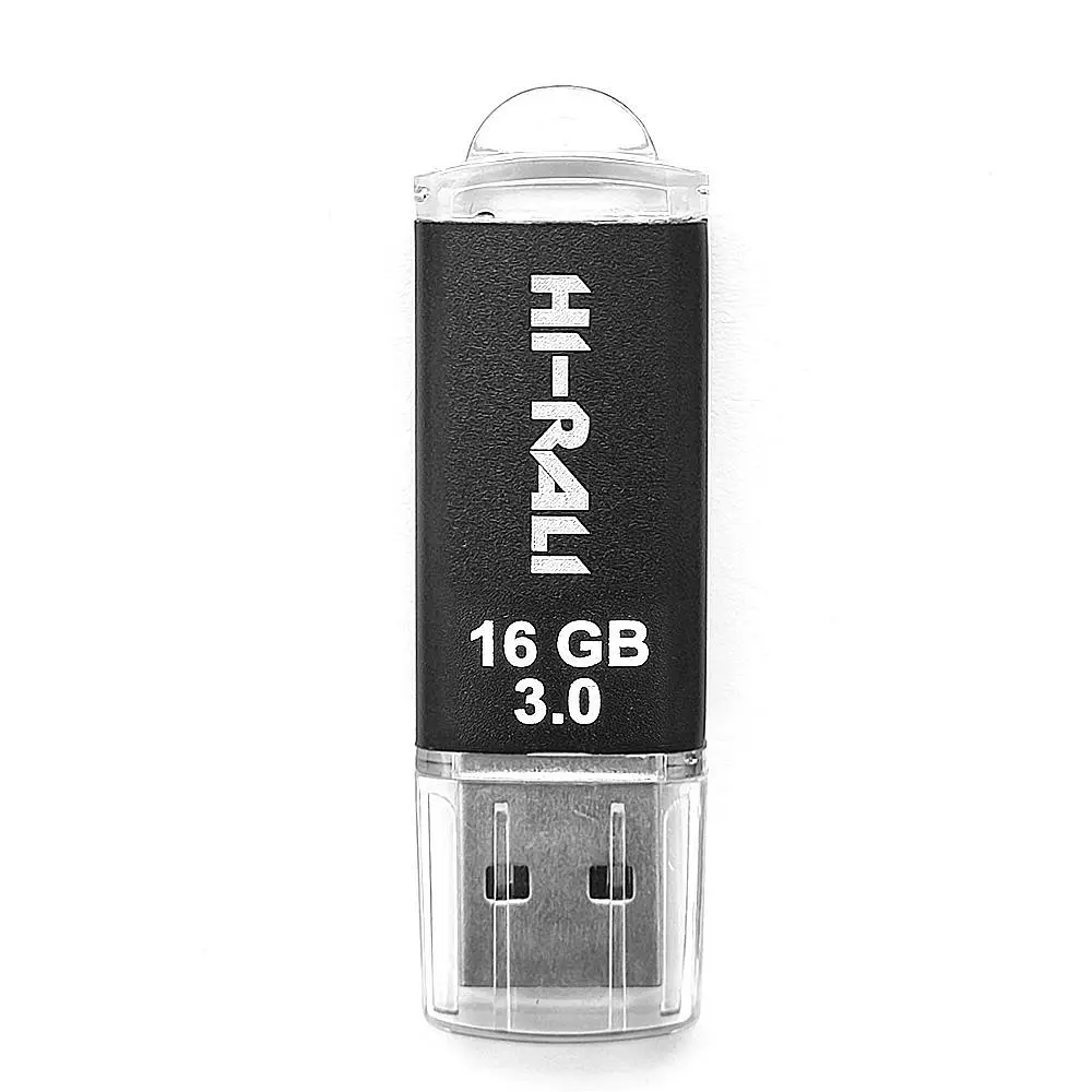 Флеш-накопичувач USB3.0 16GB Hi-Rali Rocket Series Black (HI-16GB3VCBK) - фото 8