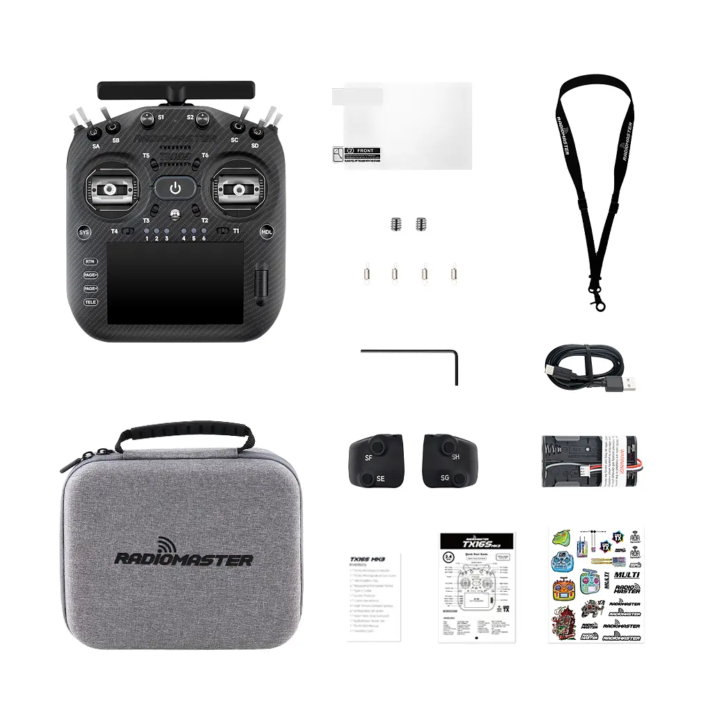 Пульт управління для дрона RadioMaster TX16S MK3 MAX ELRS M2 Black (TX16S-MK3MAX-BLK) - фото 4