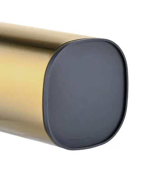 Йоржик для унітазу Mixxus Premium Quadro-TB0201 Brushed Gold, підлоговий, золотий (MI8395) - фото 7