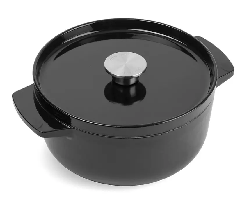 Каструля з кришкою KitchenAid СС006058-001 22 см 3.3 л чорна
