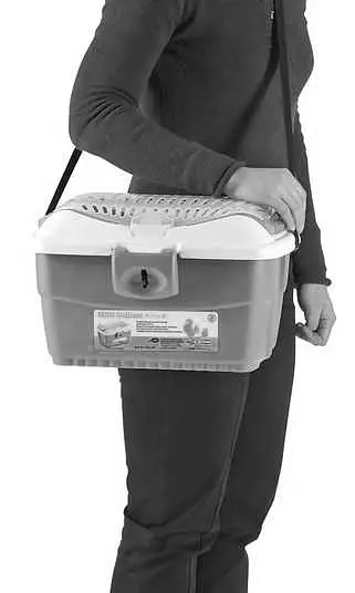 Переноска для тварин Stefanplast Mini Gulliver до 2.5 кг біла з рожевим (96148) - фото 6