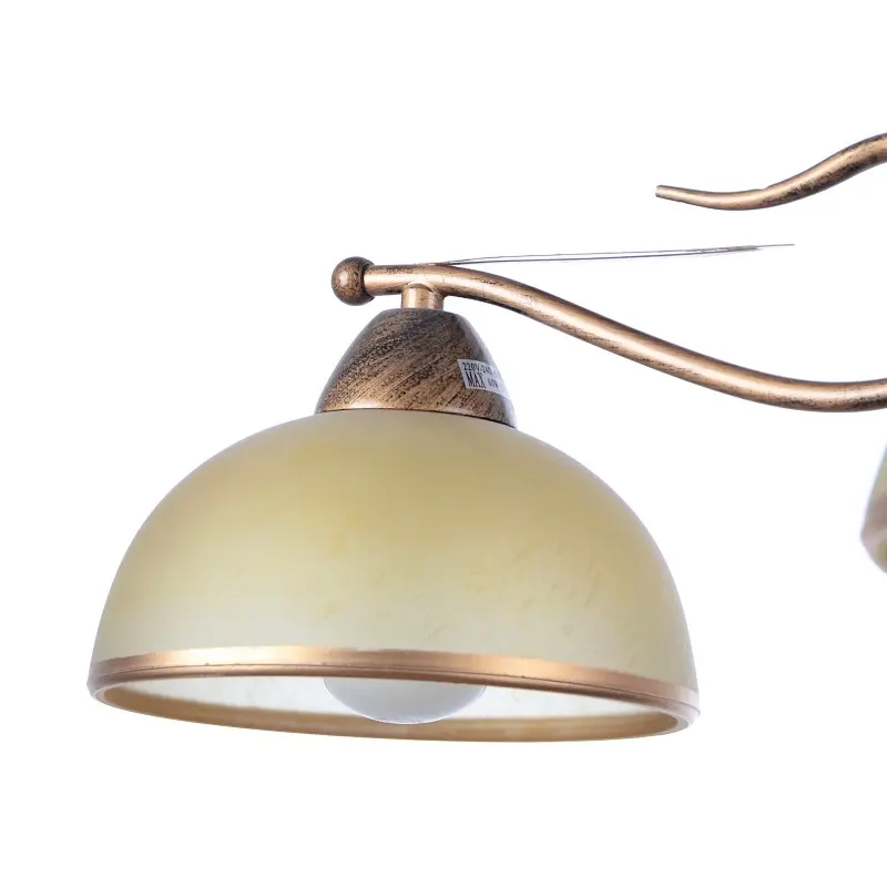 Люстра потолочная Brille классическая E27 60W BR (BKL-165C/3) - фото 2