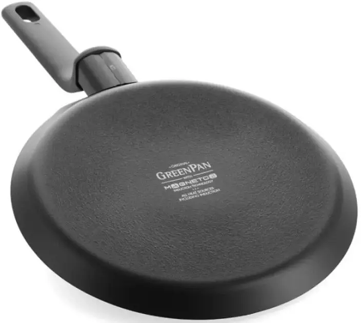 Сковорода для млинців GreenPan Essence Magneto 24 см чорна CC008126-001 - фото 2