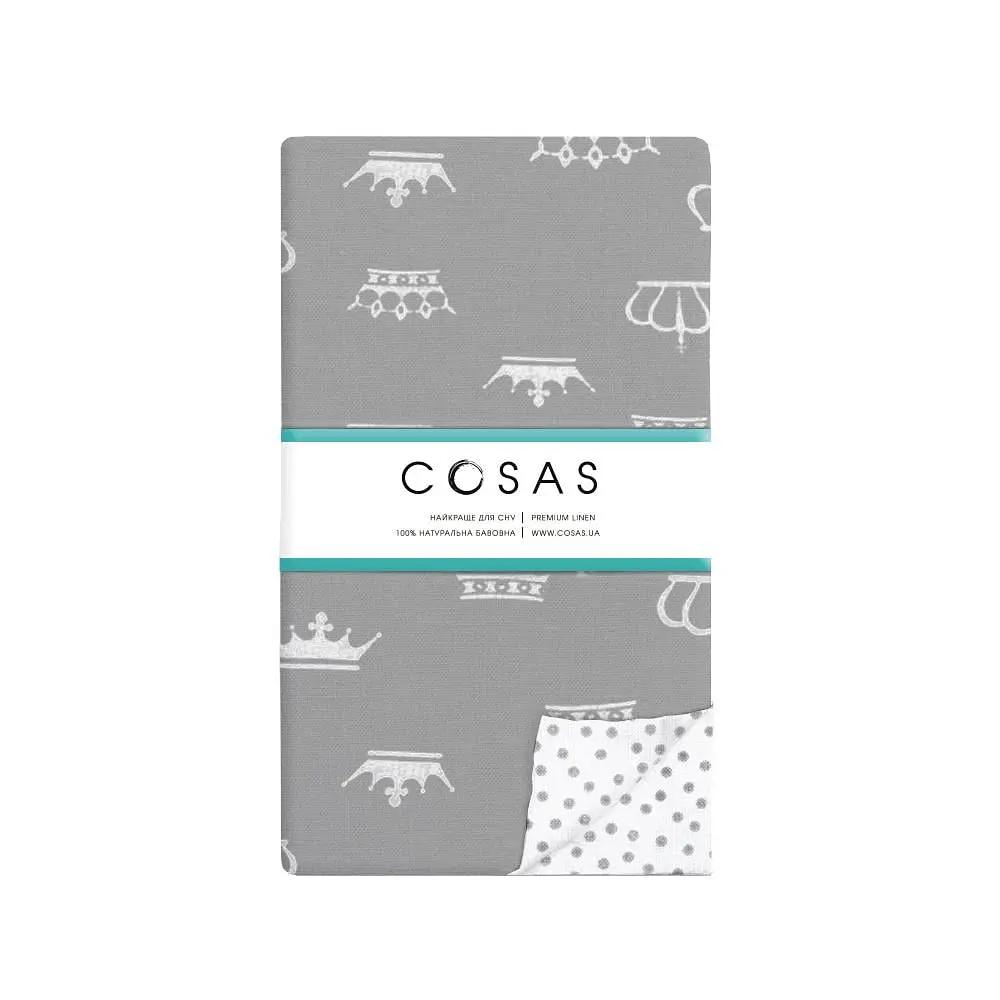 Дитяча постільна білизна в ліжечко GREY CROWN COSAS (4822080975278) - фото 4