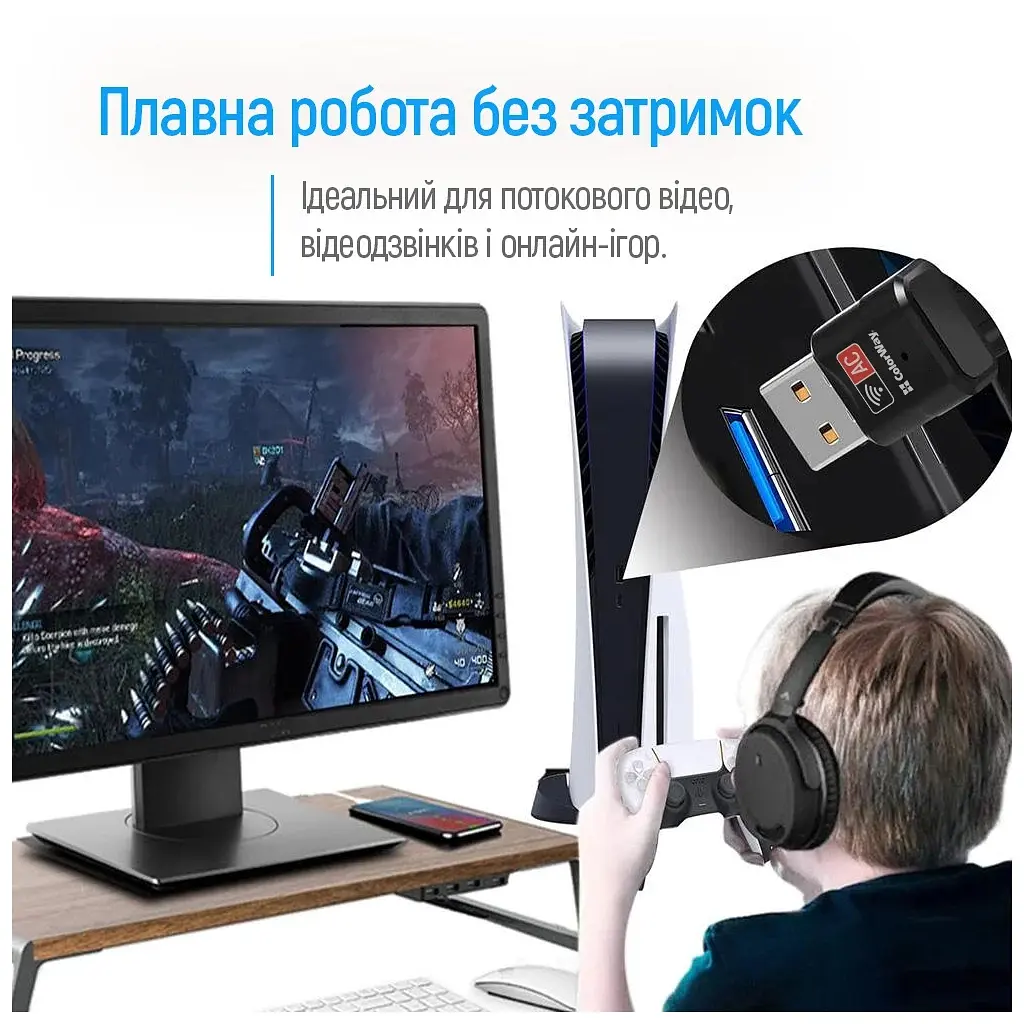 Мережева карта Wi-Fi ColorWay CW-AD-W2 - фото 10