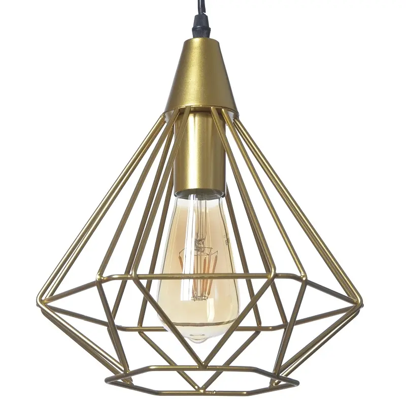 Люстра Brille подвесная лофт в спальню E27 60W G (BL-393S/1) - фото 4