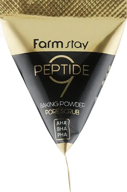 Скраб з пептидним комплексом і амінокислотами FarmStay Peptide 9 Baking Powder Pore Scrub 7 г