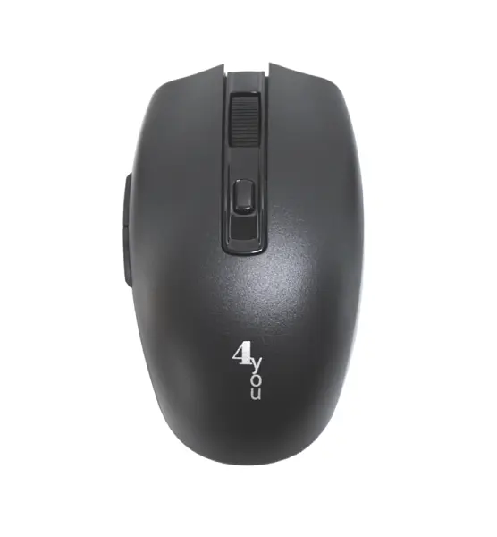 Миша бездротова 4you M7 black (Bluetooth 5.0 + 2.4ГГц, 6кн, 800-1600DPI) - фото 3