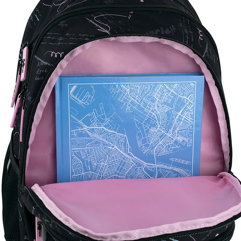 Рюкзак GoPack Teens 162L-1 Чорний (GO26-162L-1) - фото 11
