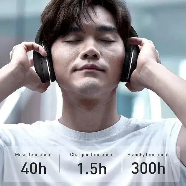 Бездротові навушники Baseus Encok Wireless headphone D02 Pro NGD02-C01 Black - фото 9