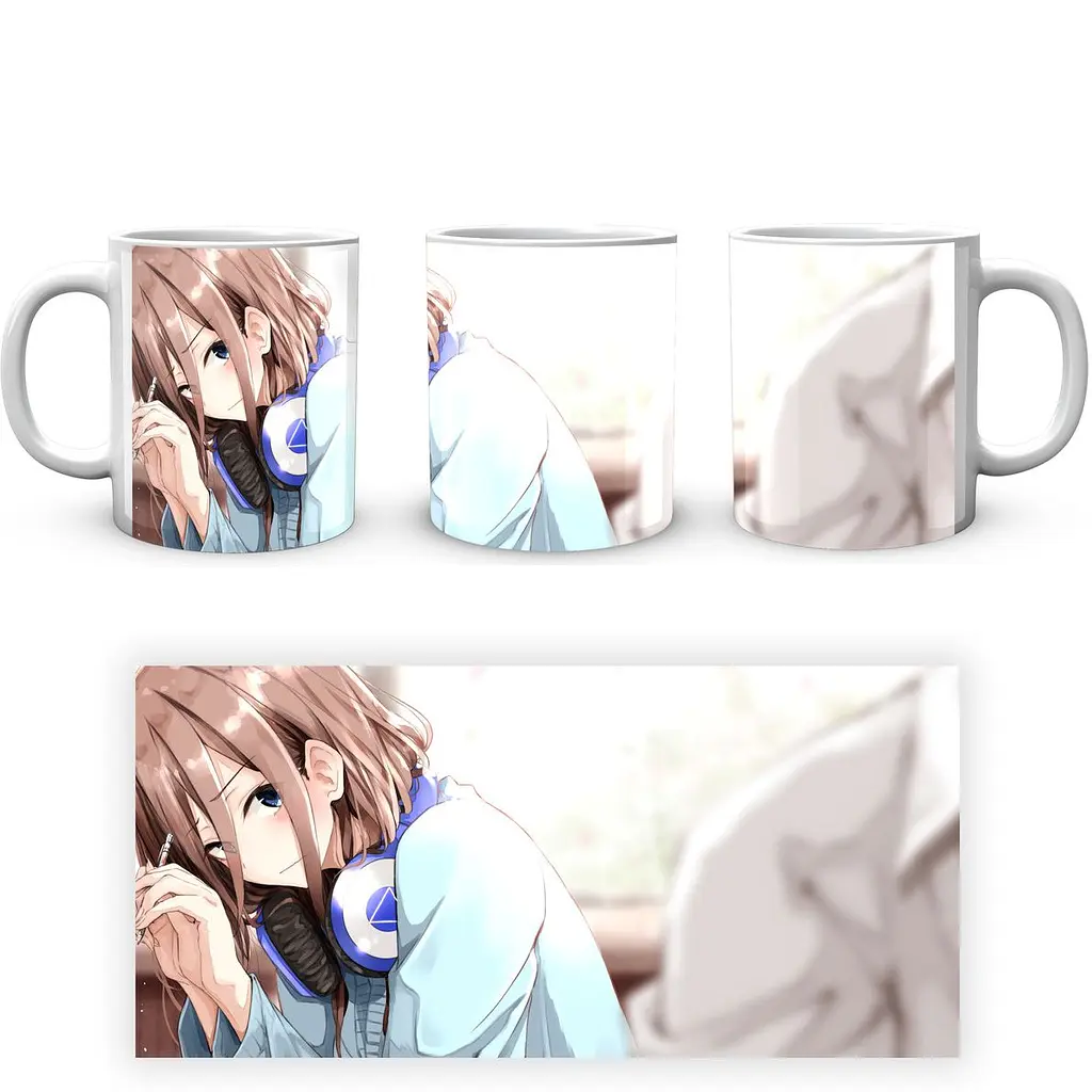 Кухоль GeekLand The Quintessential Quintuplets П'ять наречених Міку QQ 02.04 330 мл білий - фото 4