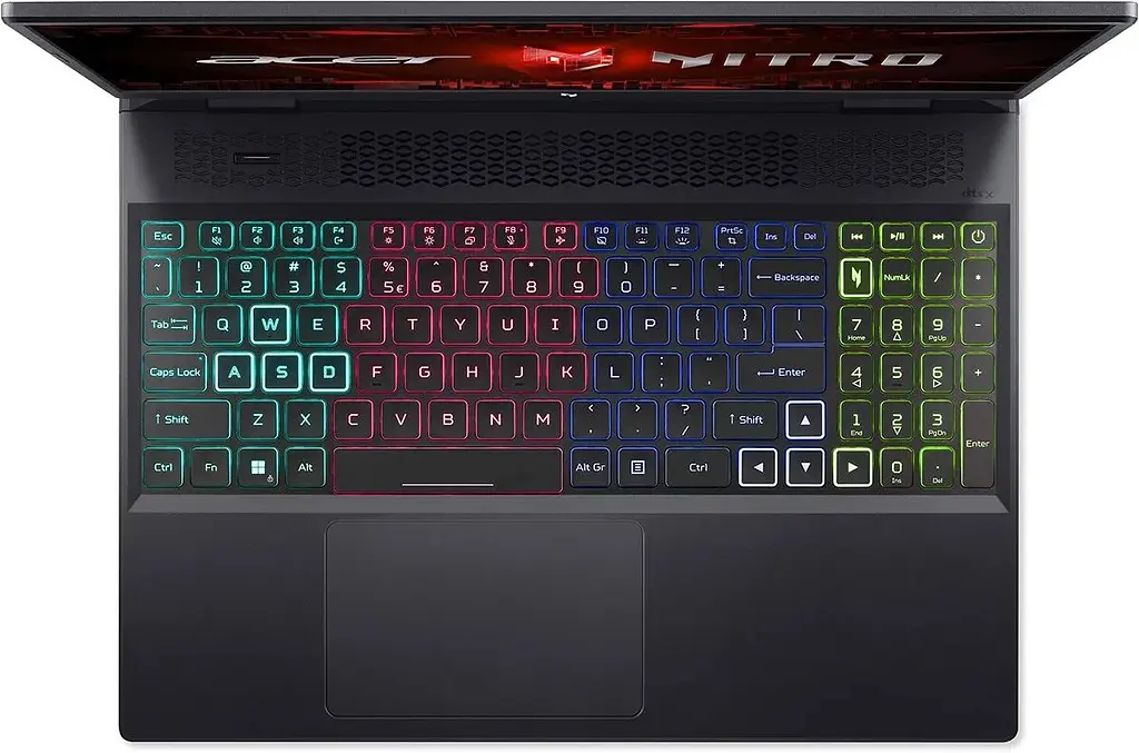 Ноутбук Acer Nitro 16 AN16-41-R9ZH (NH.QKDEX.006), AMD Ryzen 7 7735HS до 4,75 ГГц, 16" WUXGA, 16 ГБ, SSD 1 ТБ, NVIDIA GeForce RTX 4070 8 - фото 4