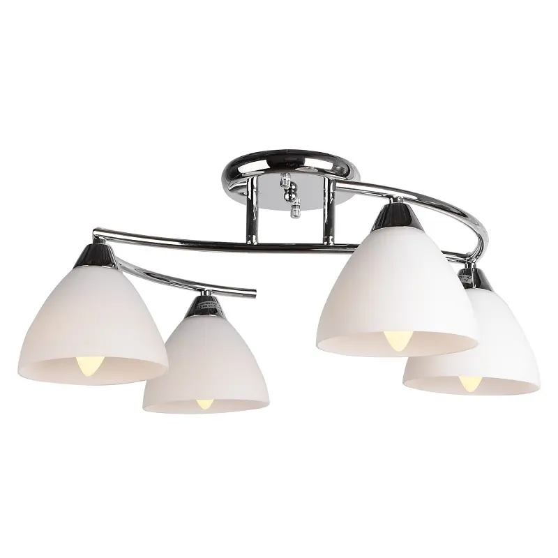 Люстра потолочная Brille для кухни E14 40W CH (LK-263C/4) - фото 3