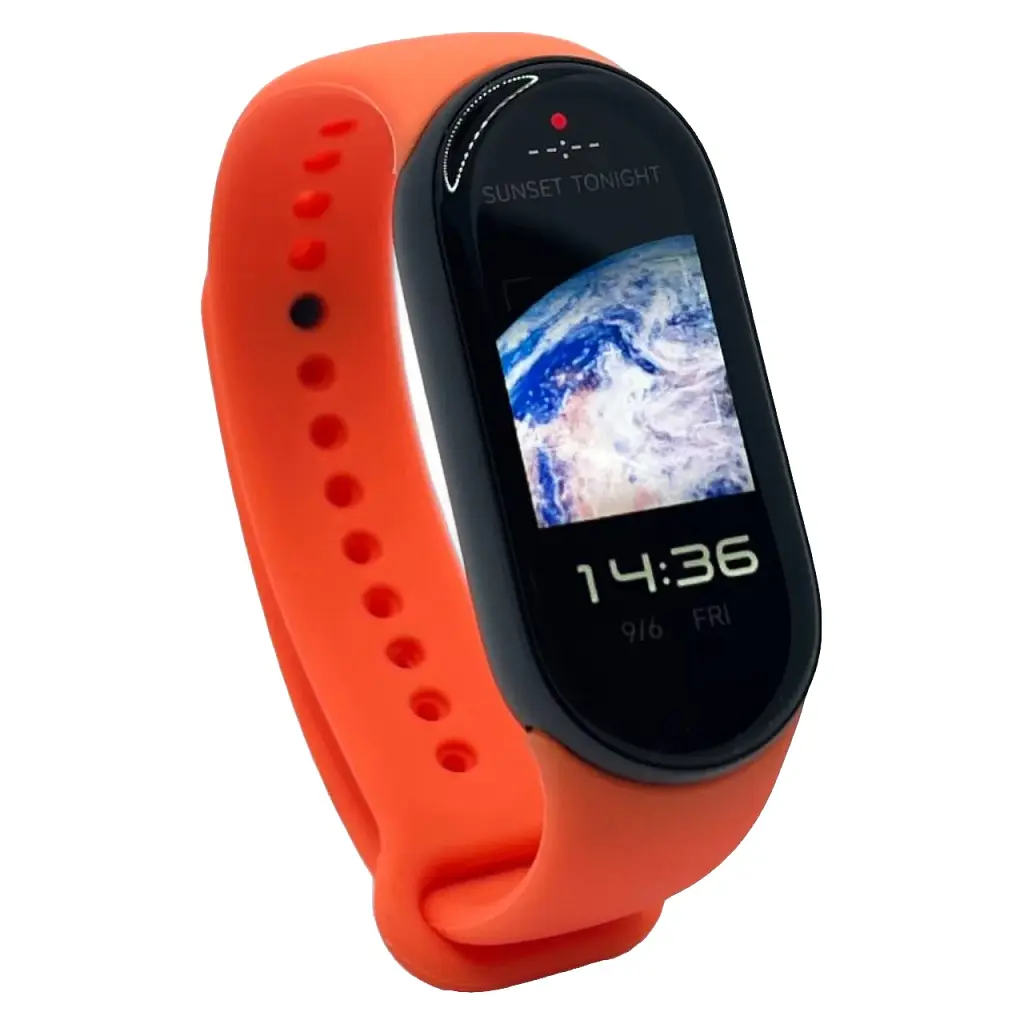 Силіконовий ремінець BeCover для Xiaomi Mi Smart Band 9 Orange (711965)