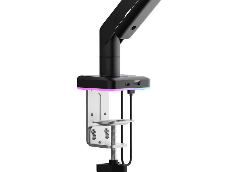 Настільна стійка Anda Seat Stealth Pro II RGB 17-42 Black (AD-W-A9X-1S-BB) - фото 4