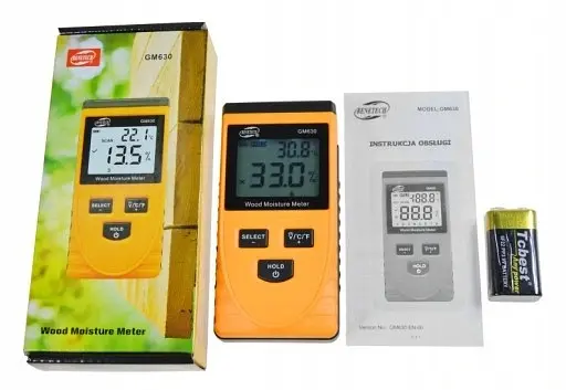 Безконтактний вологомір будматеріалів 0,5-79,5% BENETECH GM630 - фото 5