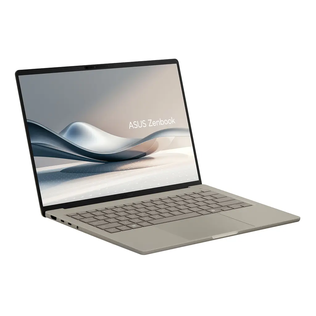 Ноутбук ASUS Zenbook A14 UX3407RA-QD906W 14 WUXGA OLED, Snapdragon X Elite X1E 78 100, 32GB, F1TB, UMA, Win11, Бежевий (90NB16G1-M000R0) - фото 9