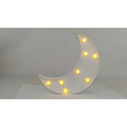 Нічник-світильник Місяць білий - фото 2