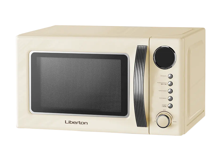 Мікрохвильова піч Liberton LMW-2083E Ivory - фото 2
