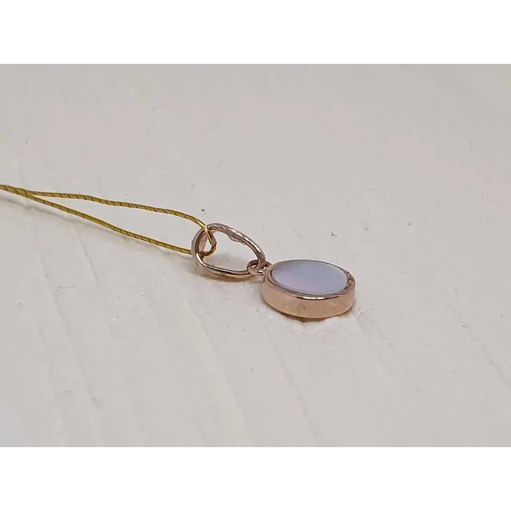 Золота підвіска Платон з перламутром. 1П164/68Б - фото 3