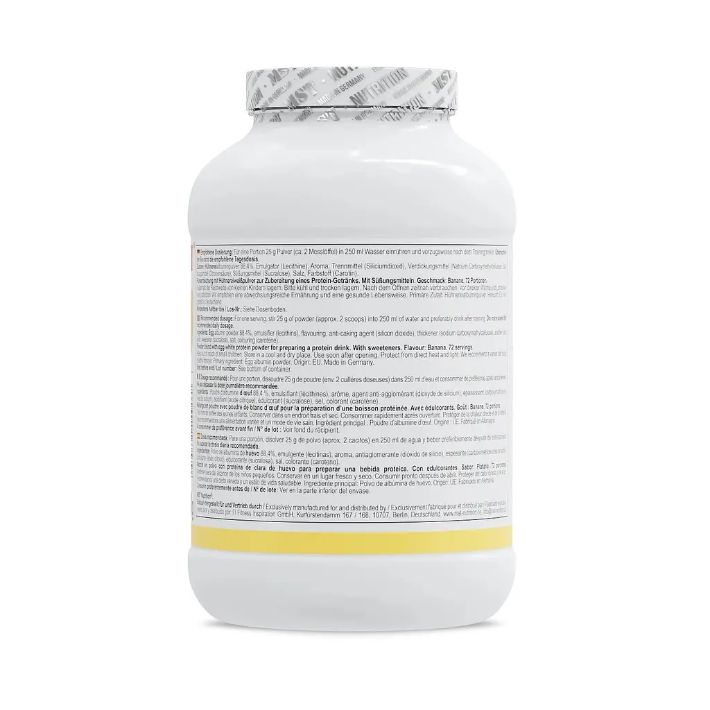 Протеїн Best Egg Protein, 1.8 кг Банан MST Nutrition vit0004137 - фото 3