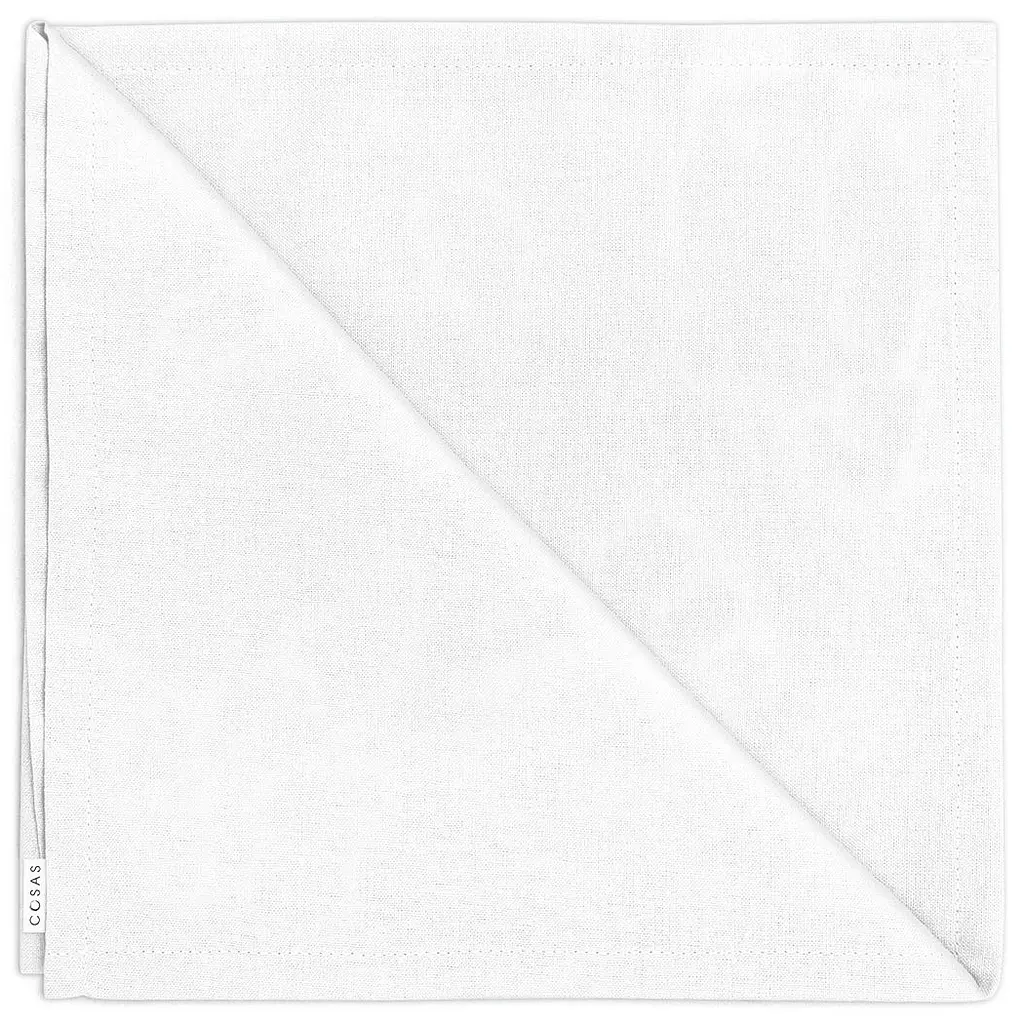 Набір скатертина з серветками Cosas Graphite & Snow 140х180 см (Set_ClGraphite_35SerWhite) - фото 5