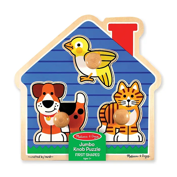 Формовий пазл Melissa&Doug Домашні тварини, 3 елементи (MD2055) - фото 4