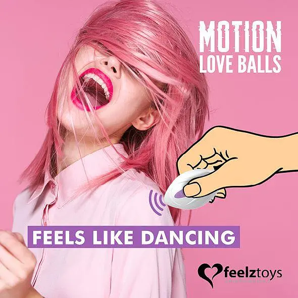Виброяйцо Inny Motion Love Balls Jivy 8.3 см фиолетовый - фото 4