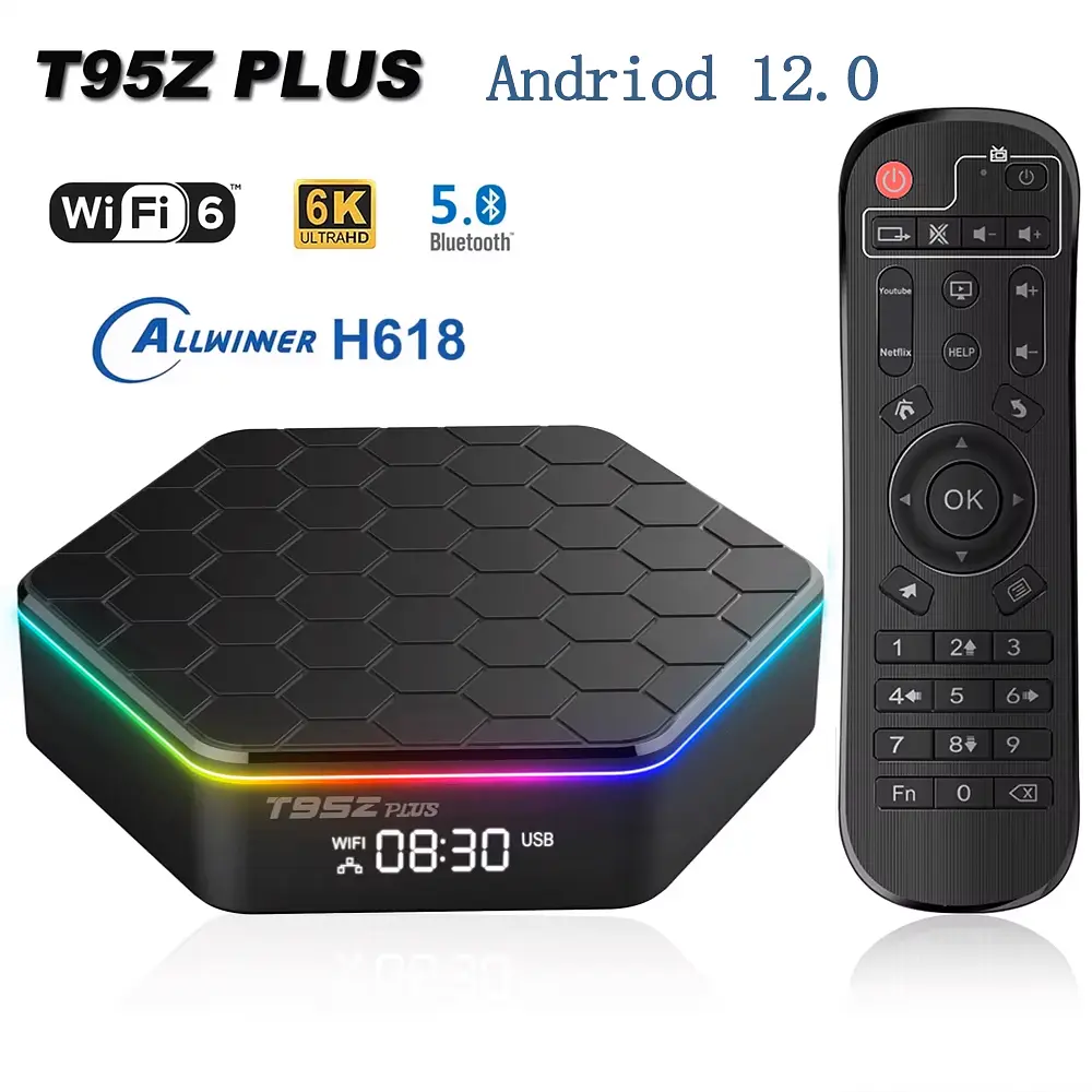 Смарт ТВ приставка T95Z Plus H618 4/64Gb - фото 9