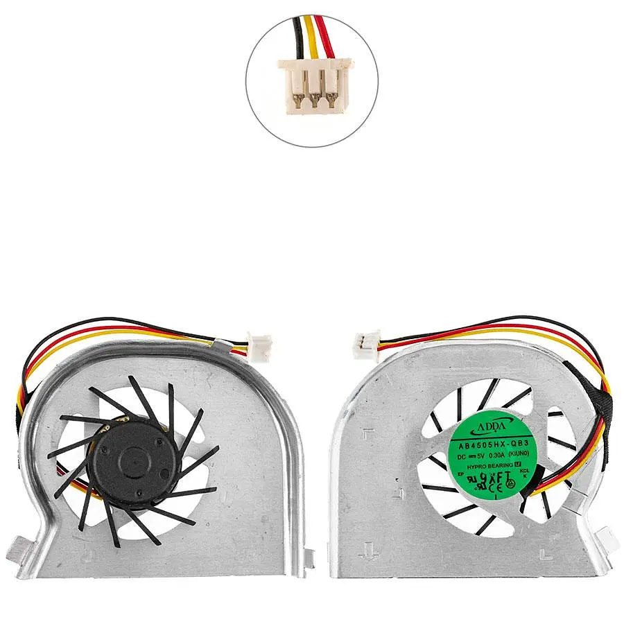 Вентилятор для ноутбука TOSHIBA NB200 NB205 DC 5V 0.30A 3pin (ADDA AB4505HX-QB3) (Кулер)