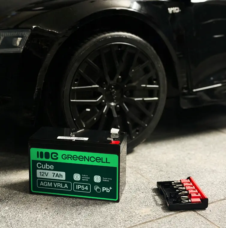 Акумулятор Green Cell AGM VRLA 12V 120Ah IP54 не потребує облуговування (термін служби - 5 років) - фото 9