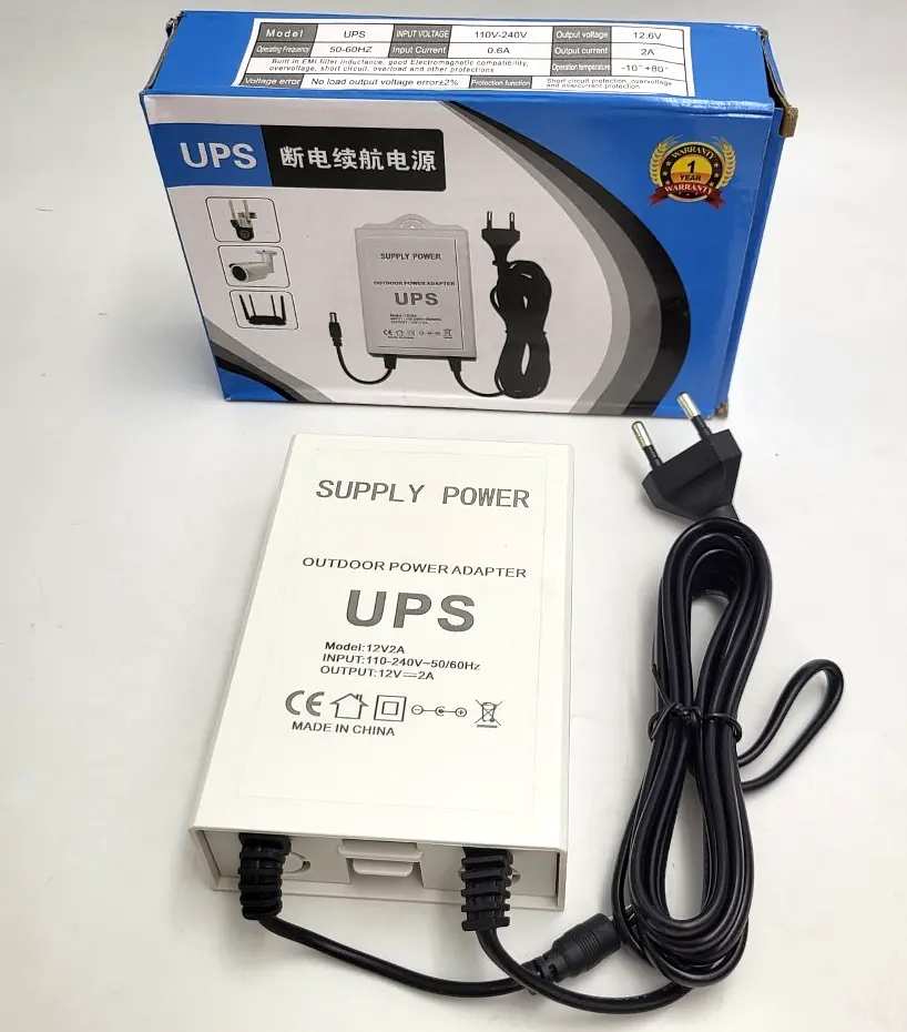 Powerbank 6000мА (3x18650) UPS для WI-Fi роутера, ONU, медіа конвертора, камери ДБЖ Павербанк 12V 2А UKC - фото 2