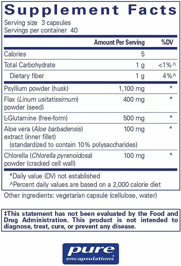 Поддержка работы, моторики и детоксикации ЖКТ Pure Encapsulations GI Fortify 120 капсул - фото 2