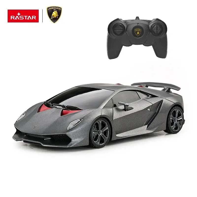 Машинка Rastar Lamborghini Sesto Elemento на управлении R/C 1:24 серый 48200 - фото 2