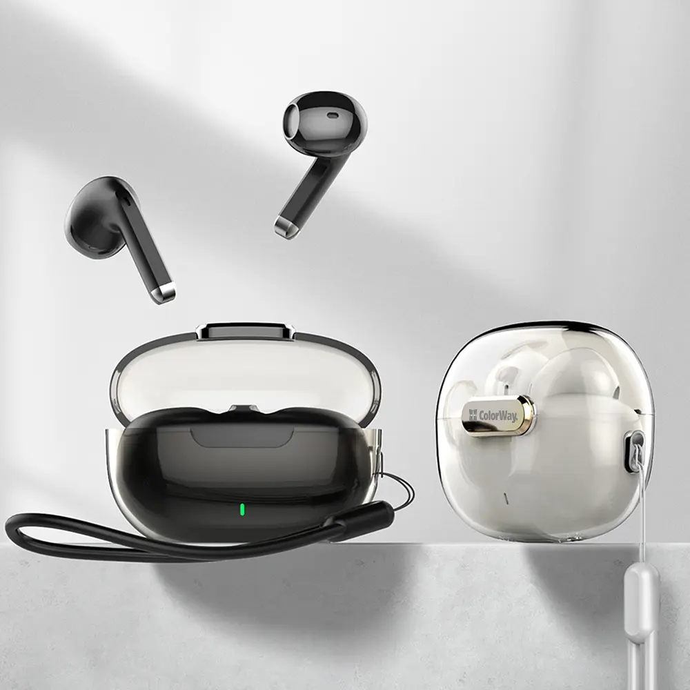 Навушники ColorWay Slim TWS-2 Earbuds Black - фото 10