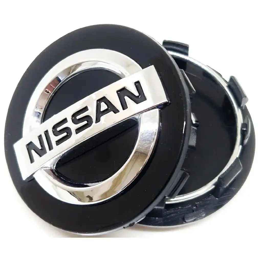 Ковпачок маточини на литі диски Nissan 54 / 48 мм Чорний 1 шт (C7042K54)
