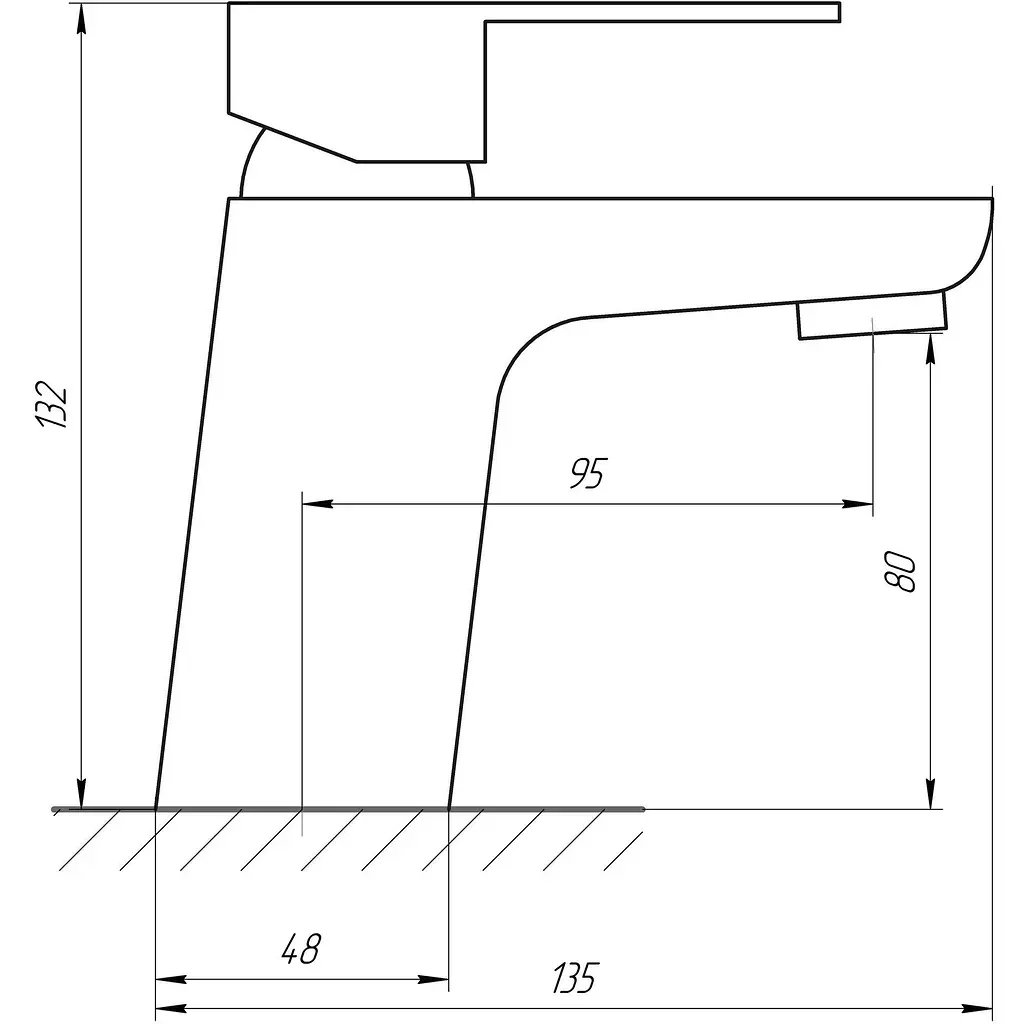 Змішувач для умивальника Globus Lux Milano GLM-0101 (14936) - фото 4