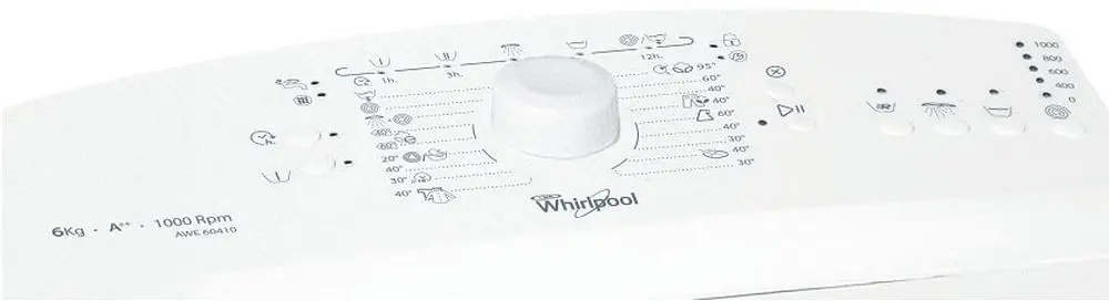 Пральна машина Whirlpool з верт. завант. AWE60410 (AWE60410) - фото 3