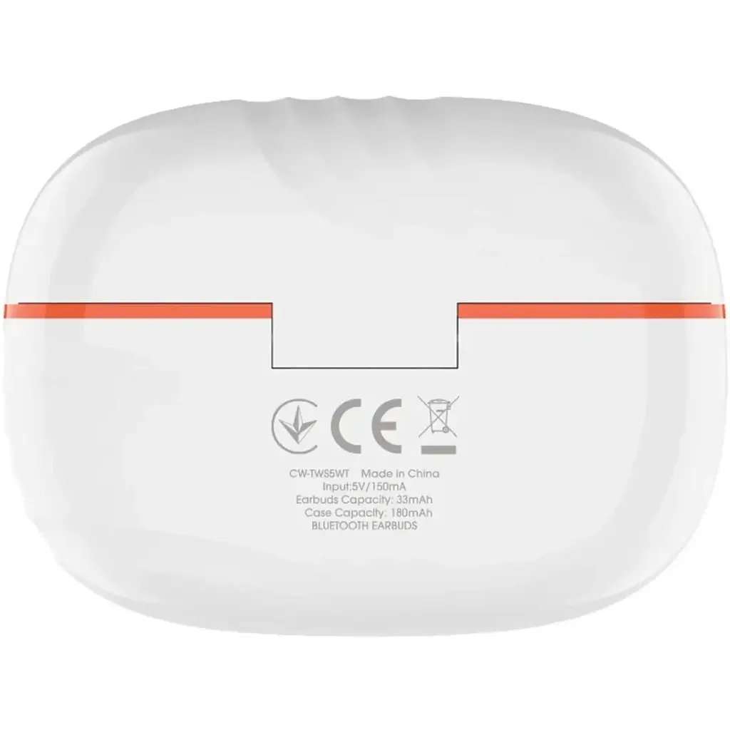 Навушники бездротові СolorWay Slim TWS-5 Earbuds White (CW-TWS5WT) - фото 5