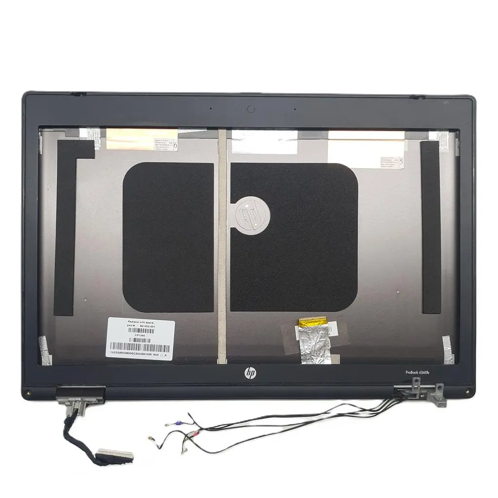 Крышка матрицы с рамкой и петлями для ноутбука HP ProBook 6560b 6570b (641202-001) Б/у - фото 2