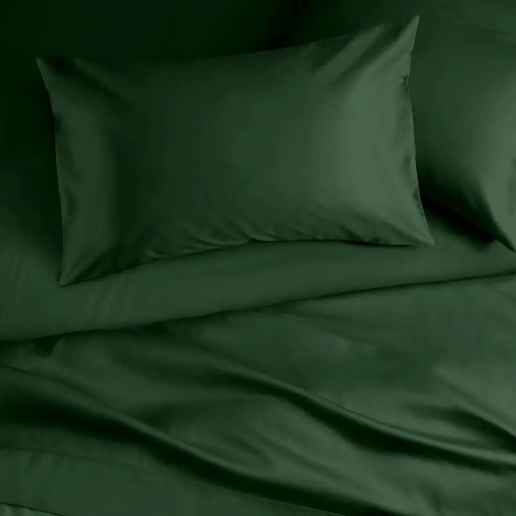 Підковдра Cosas сатин Green Satin полуторна 160х220 см (Сатин_Зеленый_160P) - фото 3