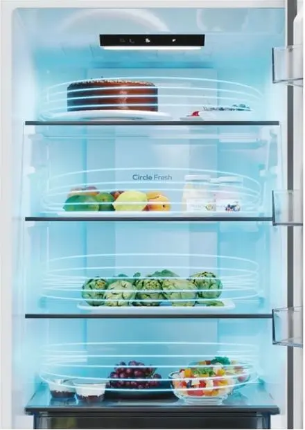 Двухкамерный холодильник Candy CNCQ2T620EW No-Frost 2.05 м белый - фото 5