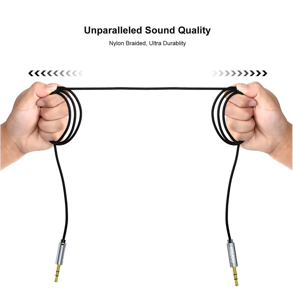 Зарядное устройство Choetech AUX - TRS Audio 3.5мм M/M 1,2м (AUX002) - фото 3